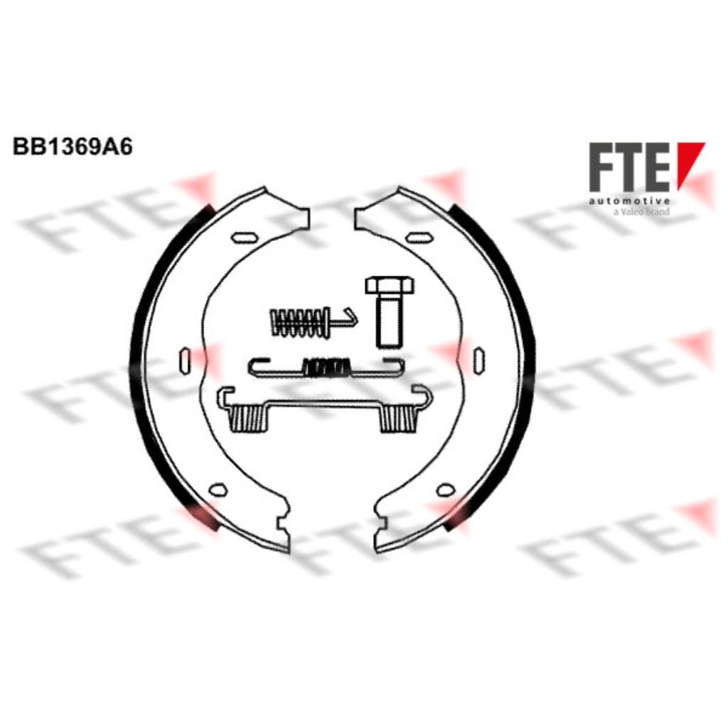 Transit Auto Rear Brake Drum Shoes Spring And Cylinders Kit