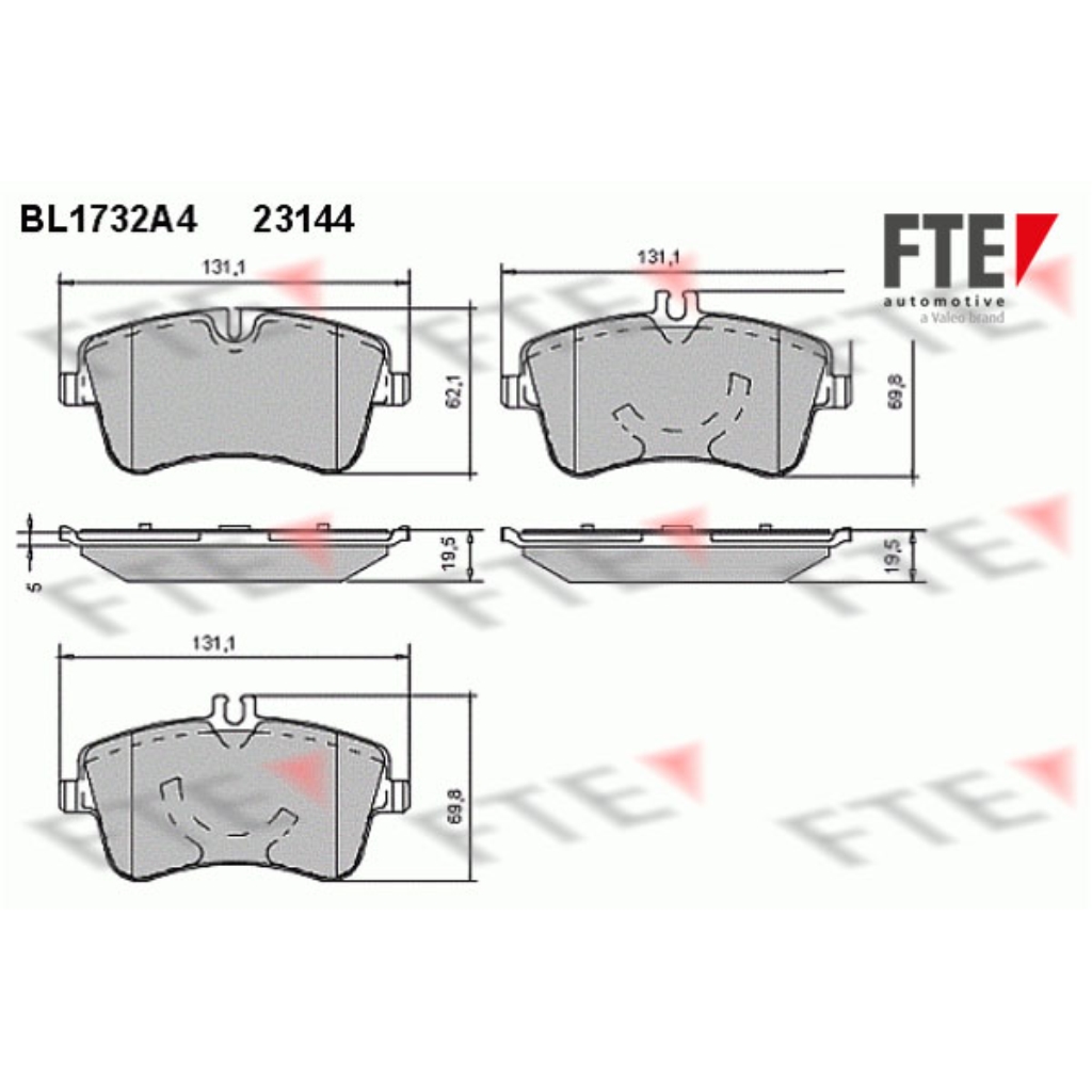 ScheibenbremsbelagSatz