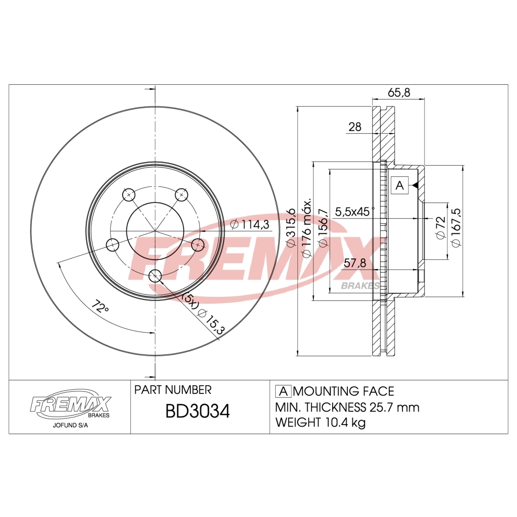 Brake Disc High Carbon