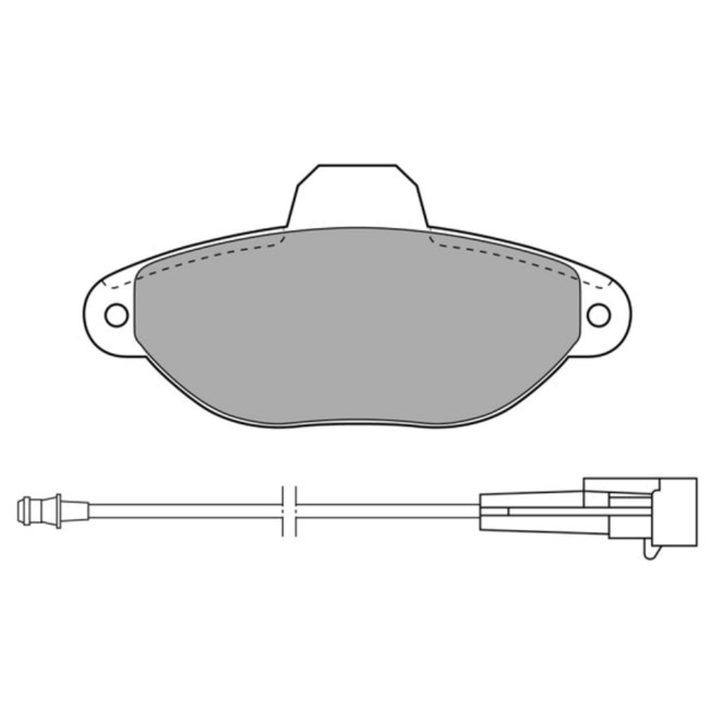 ABS Bremsbelag-Set 1187Q - ATE System Zubehörsatz Für Scheibenbremsen