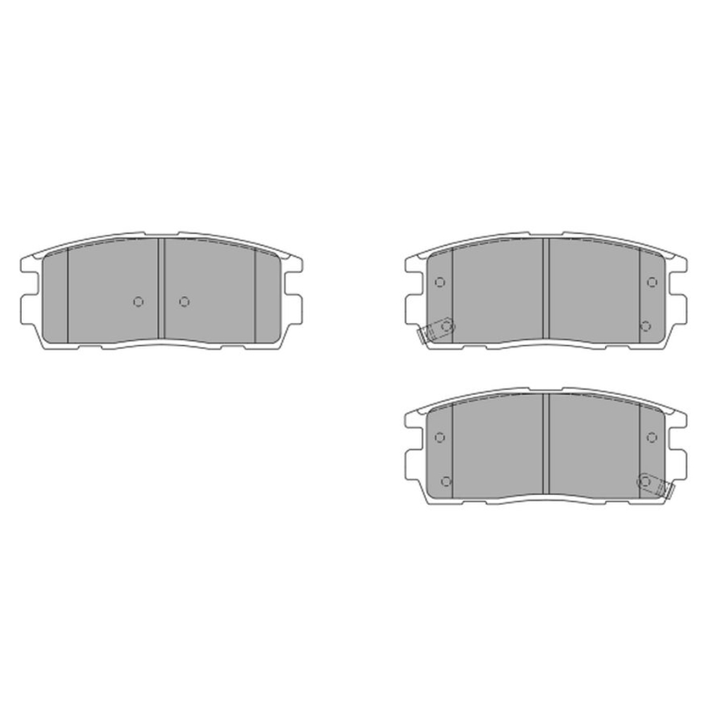 UNION Scheibenbremsbeläge DBP-10S Gesintert – Für Shimano Deore M525/M515/M475/C501/C601 (Paar)
