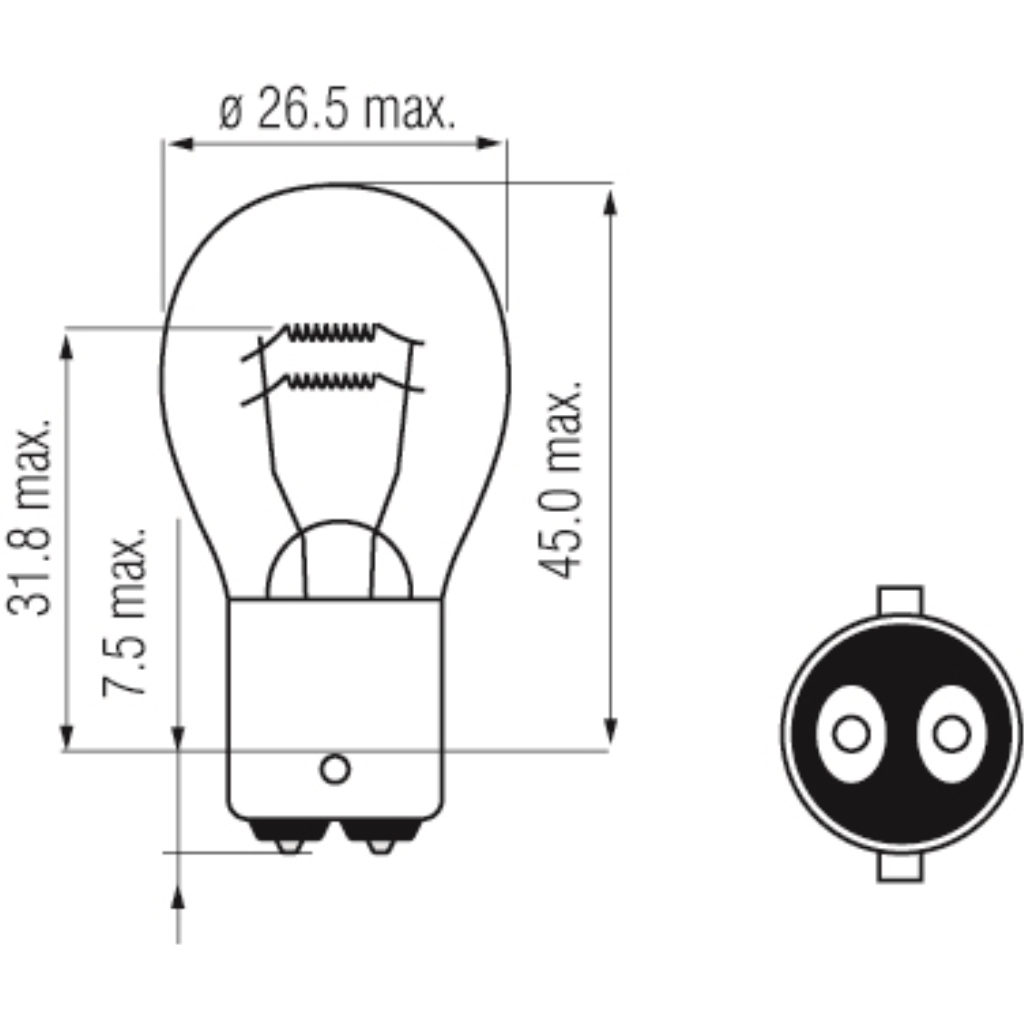 Baz15d отличие цоколя bay15d