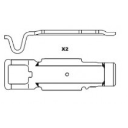 HaltespangenSatz passend für 29165, 29171